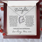 To My Daughter | Carry you in my Heart | Forever Love Necklace