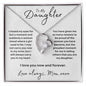 To My Daughter | Carry you in my Heart | Forever Love Necklace