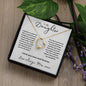 To My Daughter | Carry you in my Heart | Forever Love Necklace