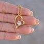 To My Daughter | Carry you in my Heart | Forever Love Necklace