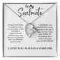 To My Soulmate | Heart Forever Love Necklace