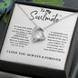 To My Soulmate | Heart Forever Love Necklace