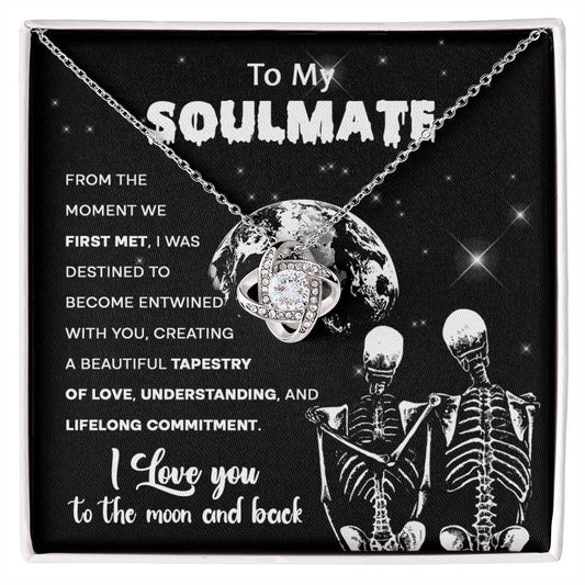 To My Soulmate | Halloween | Love Knot Necklace