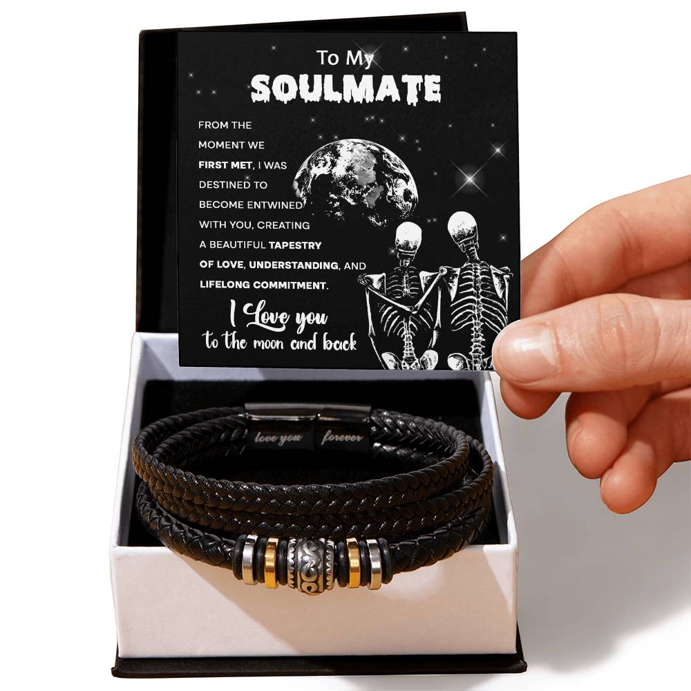 Buy unisex black and white stones couples bracelet | friendship bracelet | soulmate  bracelet | men chimes accessories jewellery at Amazon.in