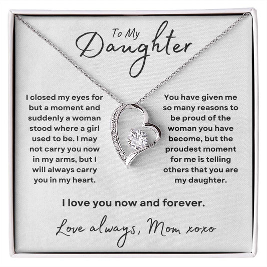 To My Daughter | Always and Forever Love Necklace